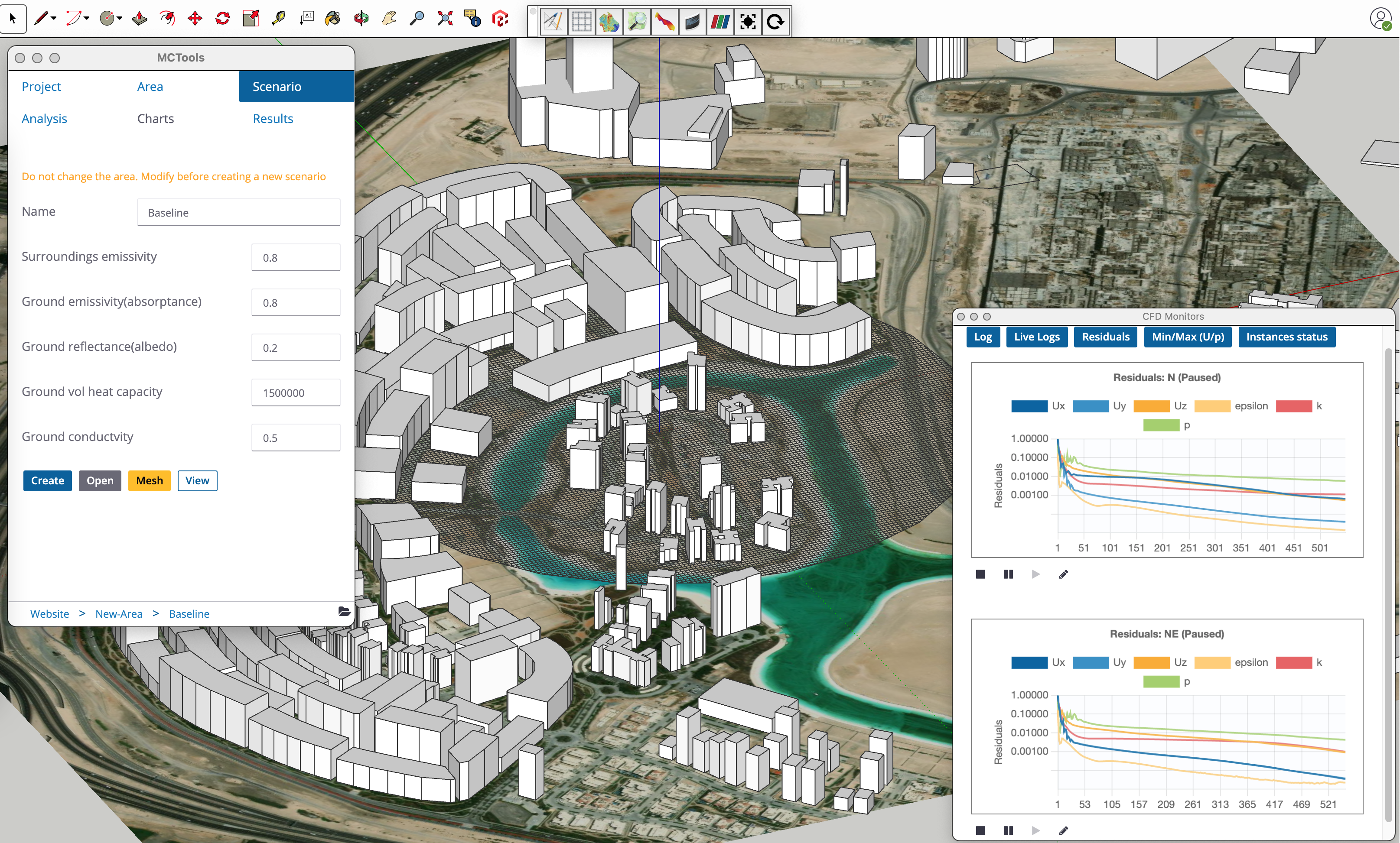 MCTools SketchUp Interface